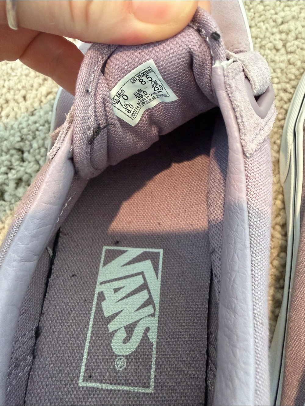 Vans Lavender Old Skool V - Picture 6 of 7